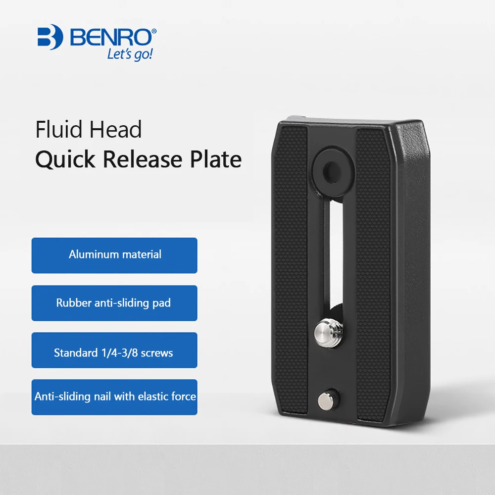 BENRO QR Series QR4 QR6 QR11 QR13 Quick Release Plate For S2/ S4/S6/H8/H10/S8/S8B/KH25N/KH26 Video Camera Head