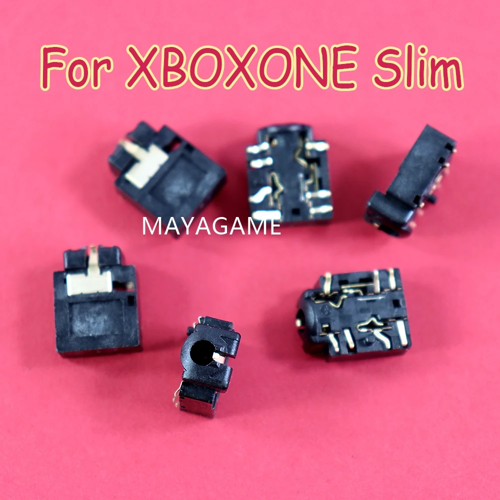 50pcs/lot for Xboxone Slim for Xbox one Controller 3.5mm Headset Connector Port Socket Headphone Jack Plug Port