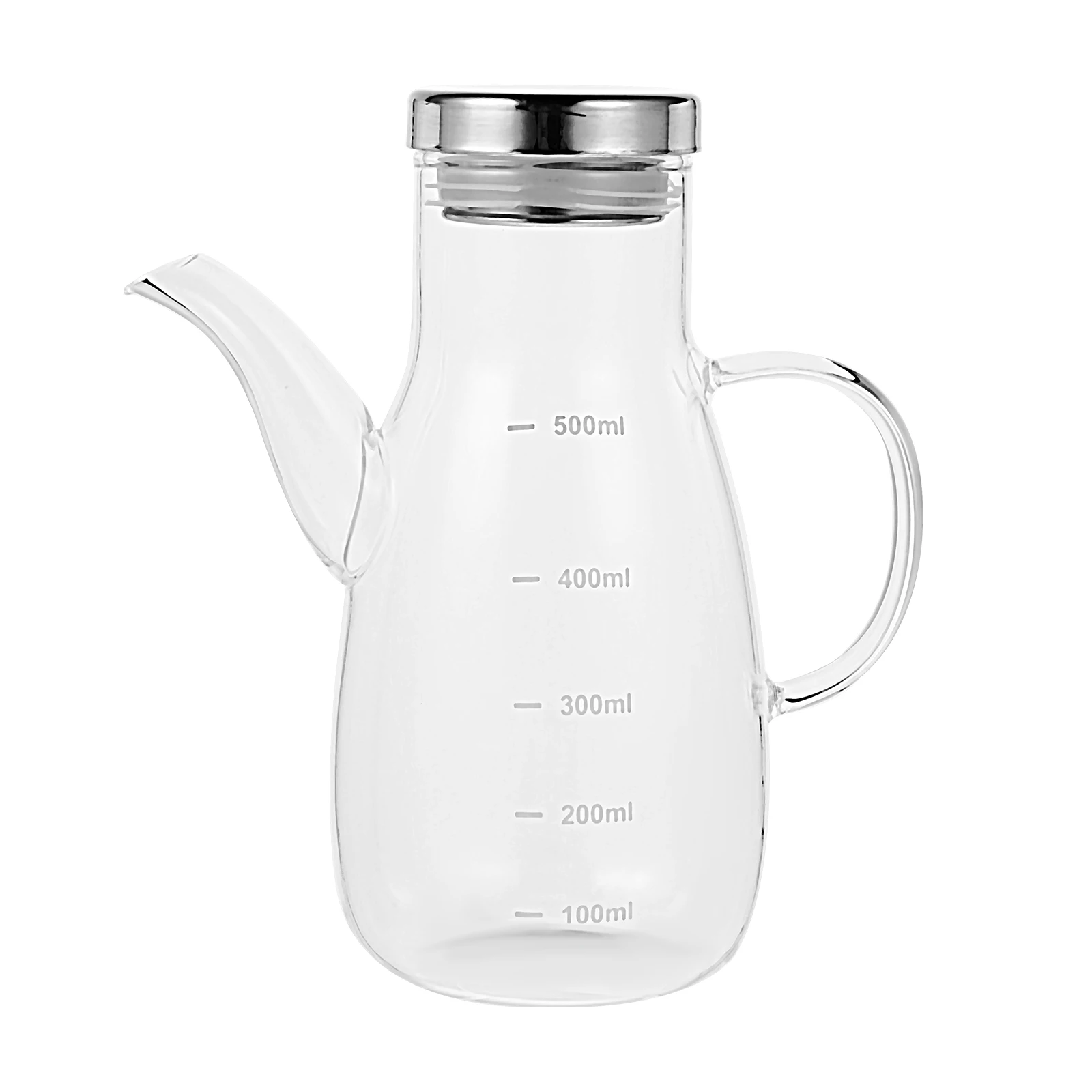 

1 шт. термостойкий стеклянный масляный горшок с пылезащитной крышкой, герметичный большой носик, уксус, оливковое масло, хранение кухонных приправ для дома