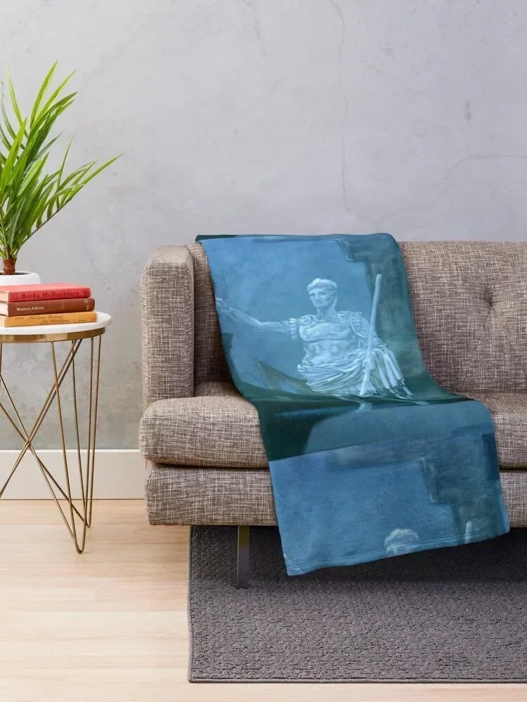 Augustus Caesar Throw Blanket