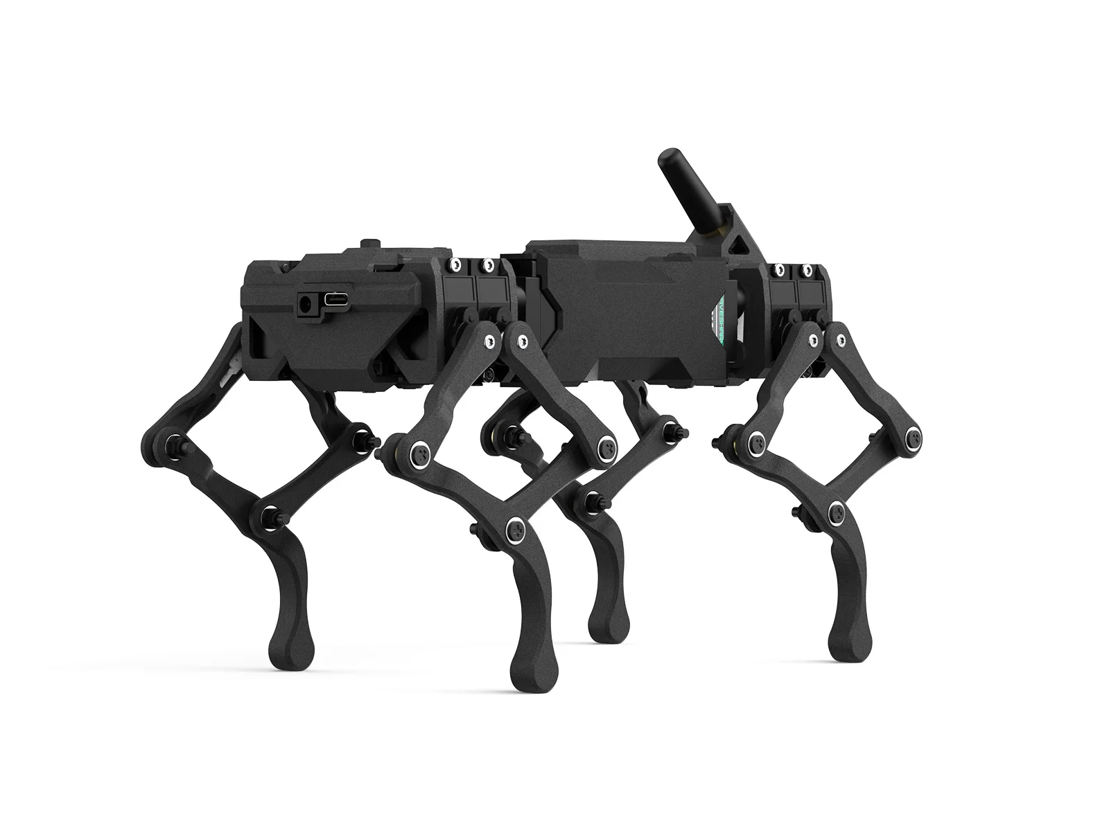 Waveshare WAVEGO Pro 12-DOF Bionic Dog-Like Robot, Open Source For ESP32 And Raspberry Pi, Supports ESP-NOW Host-Sub Control
