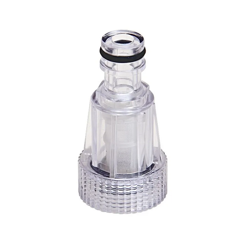 Universal Transparent Car Washer Water Filter High-Pressure Connection Fitting Pressure Washer Cleaning Supplies Good Plastic