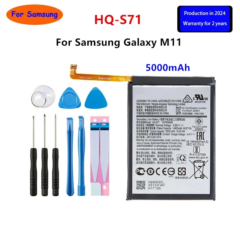 Brand New HQ-3979S/61N/50S/71S/70N For Samsung Galaxy F52  M01 2020 A02S M02S (M025) F02S M11  A11 A115 SM-A115 Batteries+Tools