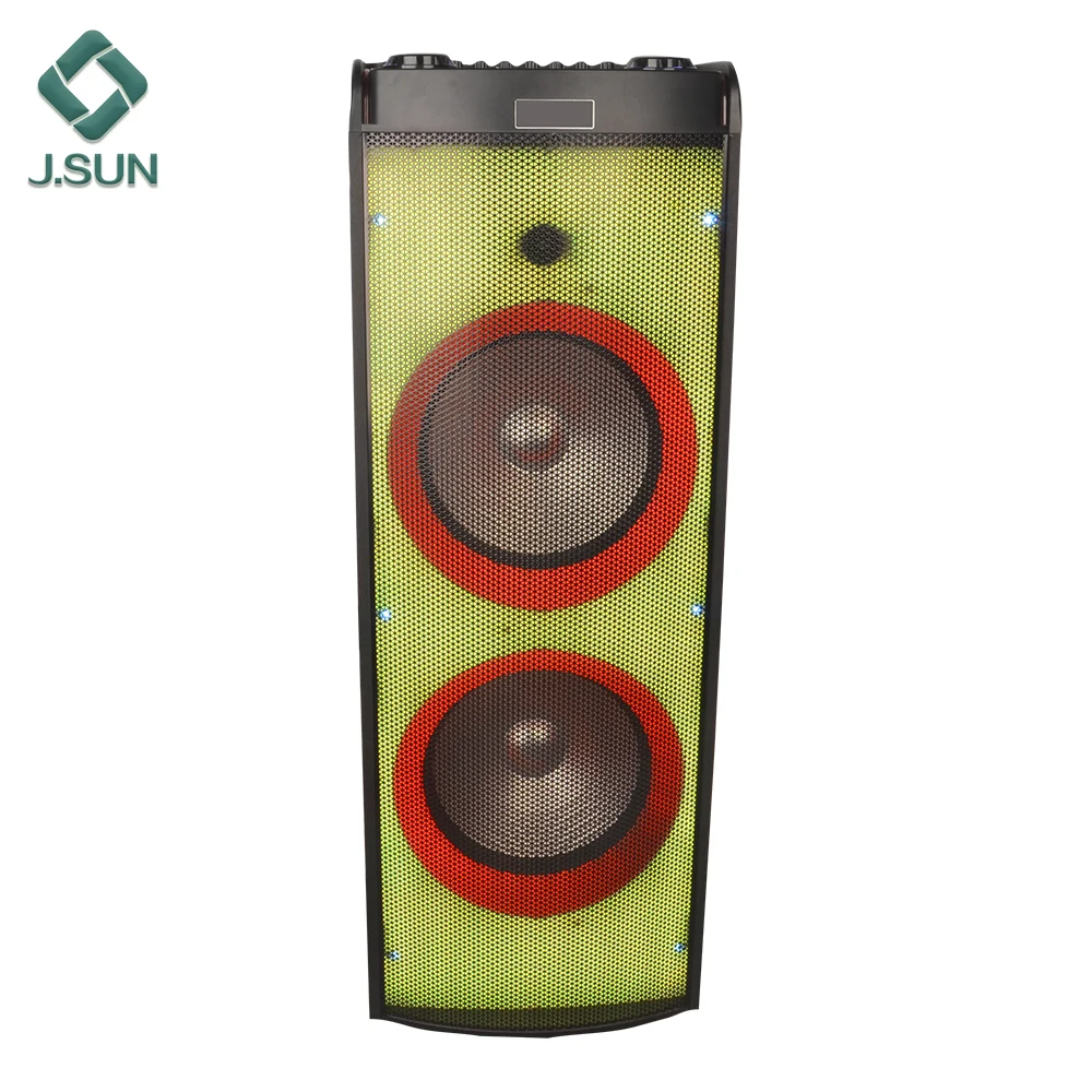 Portable LED Rechargeable Full Range Speakers With MIC