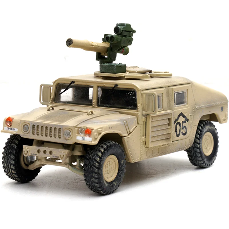 

1: 64 scale M1046 Hummer Tao missile toy gift collection simulation display for men's adult gifts