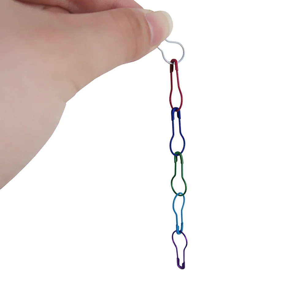 100pcs Calabash Gourd Safety Assorted Color Metal Craft Sewing Dressmaking Laundry Mixed Color Premium Iron Durability