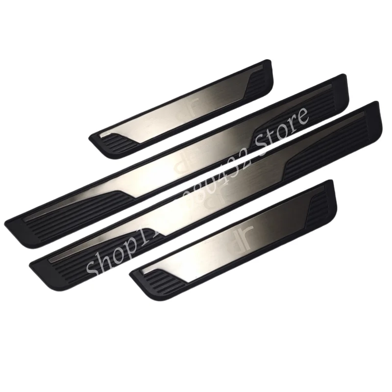 Fit Chery dr 4.0 dr 5.0 dr 6.0 Door Sill Scuff Plate Welcome Pedal Stainless Steel Pad Guard Car Styling Accessories