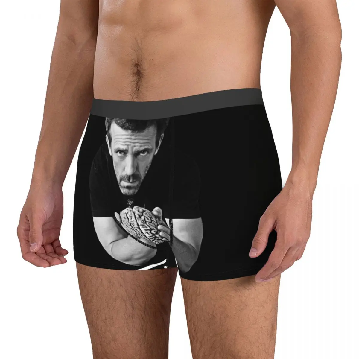 House MD Men Underwear Dr House Use it Boxer Shorts Panties Funny Soft Underpants for Homme S-XXL