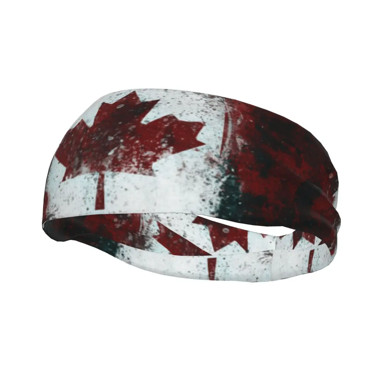 

Canada Flag Elastic Hair Band Yoga Headband Makeup Hair Hoop Headwrap