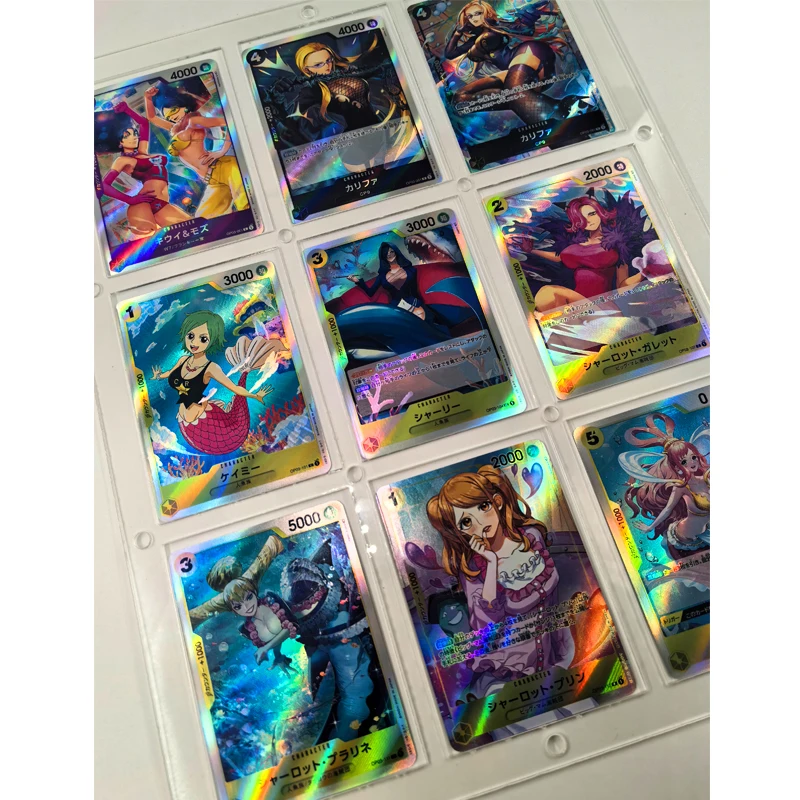 

9pcs/set OPCG ONE PIECE Kalifa Shirahoshi ACG Sexy Toys Hobbies Hobby Collectibles Game Collection Anime Cards