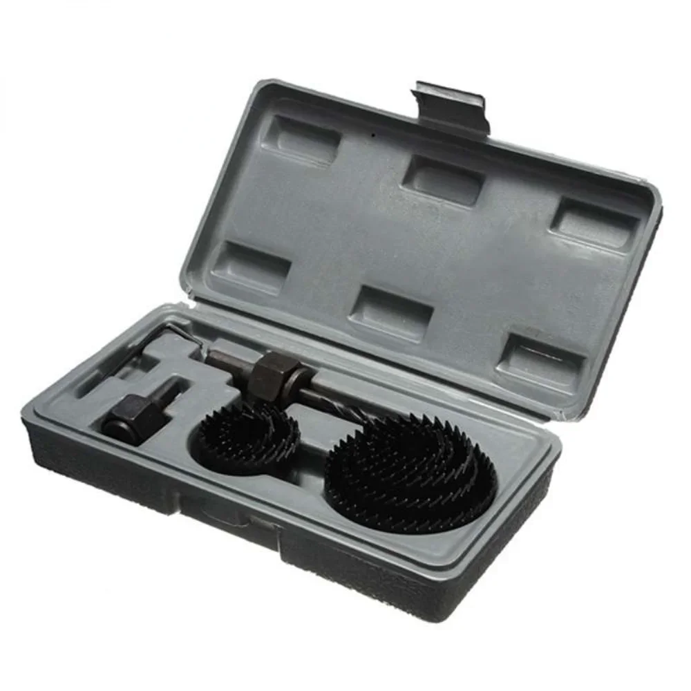 11Pcs Houtbewerking Boren Tool Kit Hole Saw Cutting Set Hout Metaal Cutter Opspandoorns Zagen Kernboren