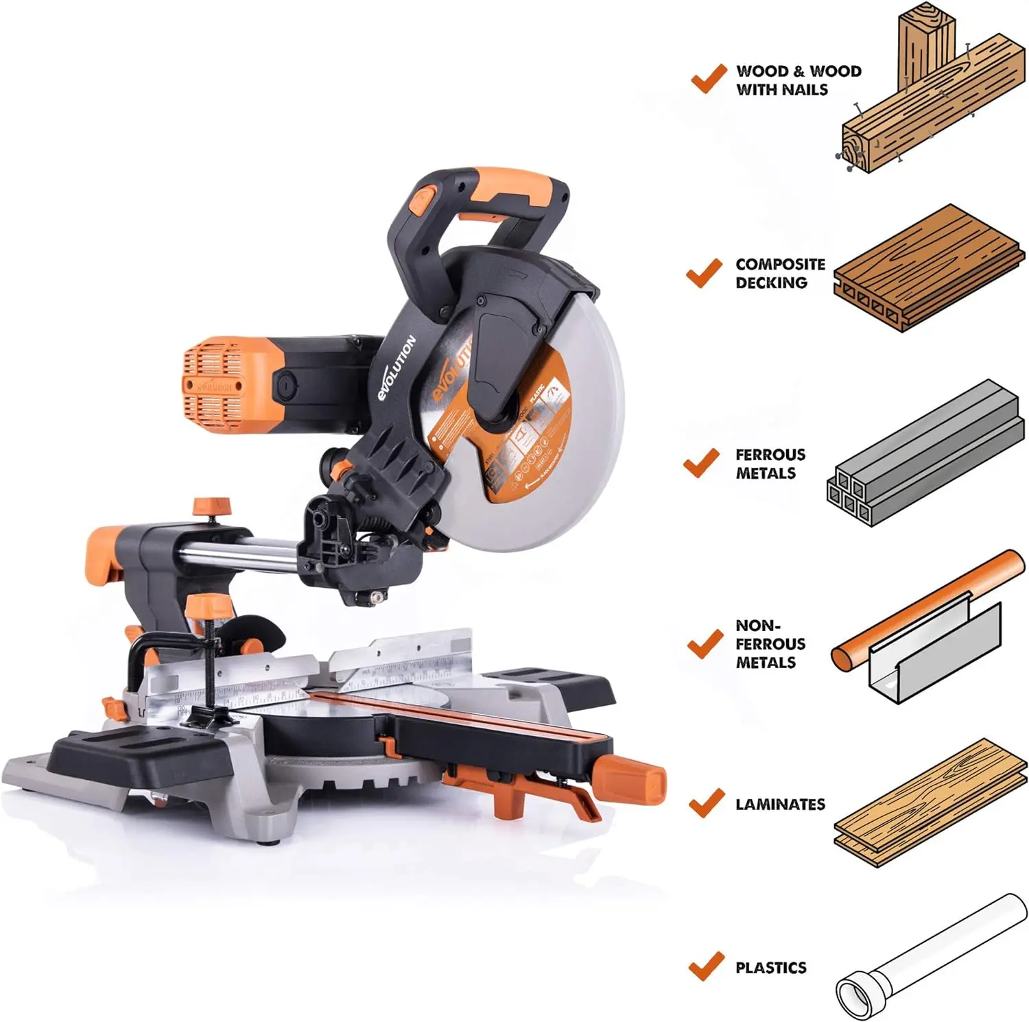 Evolution Power Tools R255SMSDB 10