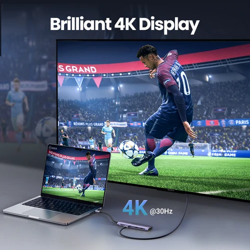 Imagen 2 del producto UGREEN-HUB USB tipo C 3,1 a HDMI 4K SD TF PD 100W, adaptador para Macbook iPad Pro Air M2 M1, accesorios para PC, 5gbps, HUB USB C 3,0