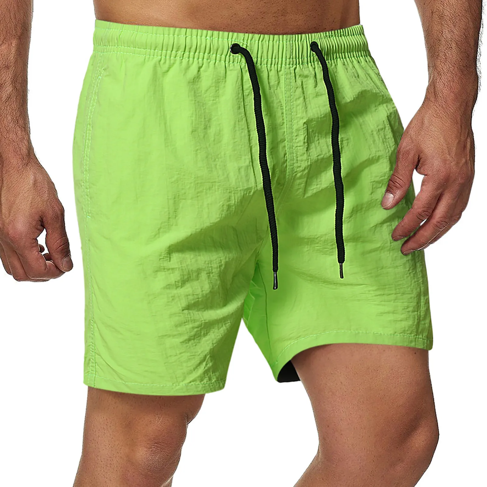 Verão Praia Board Shorts Homens Swim Trunks Calças Curtas Masculino Sports Swimsuits Hot-rosa Sólida Sports Men Underwear Masculino Shorts