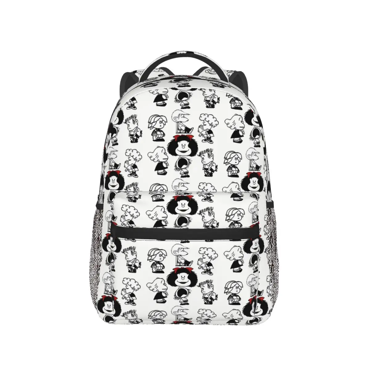 Characters White Students School Bags Boy Girl Fashion Anime Mafalda Teens Books Backpack