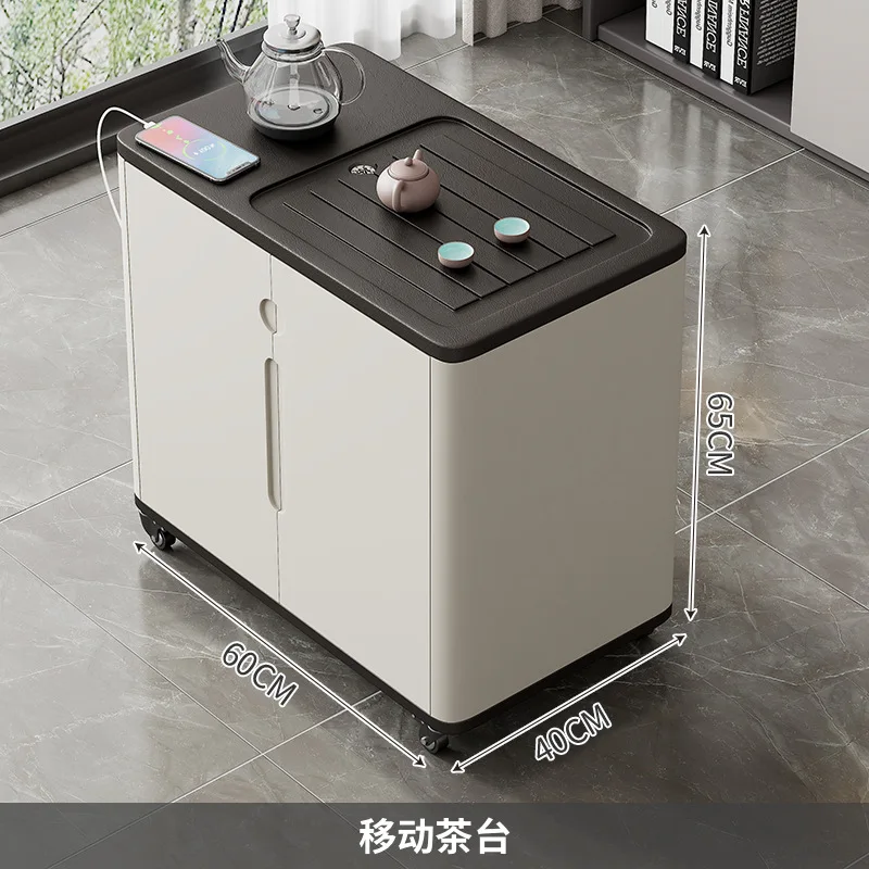 Household Mobile Tea Table, Small Cart, Integrated Kettle, Fire Stone, Intelligent Kung Fu  Table,  Table,  Cabinet