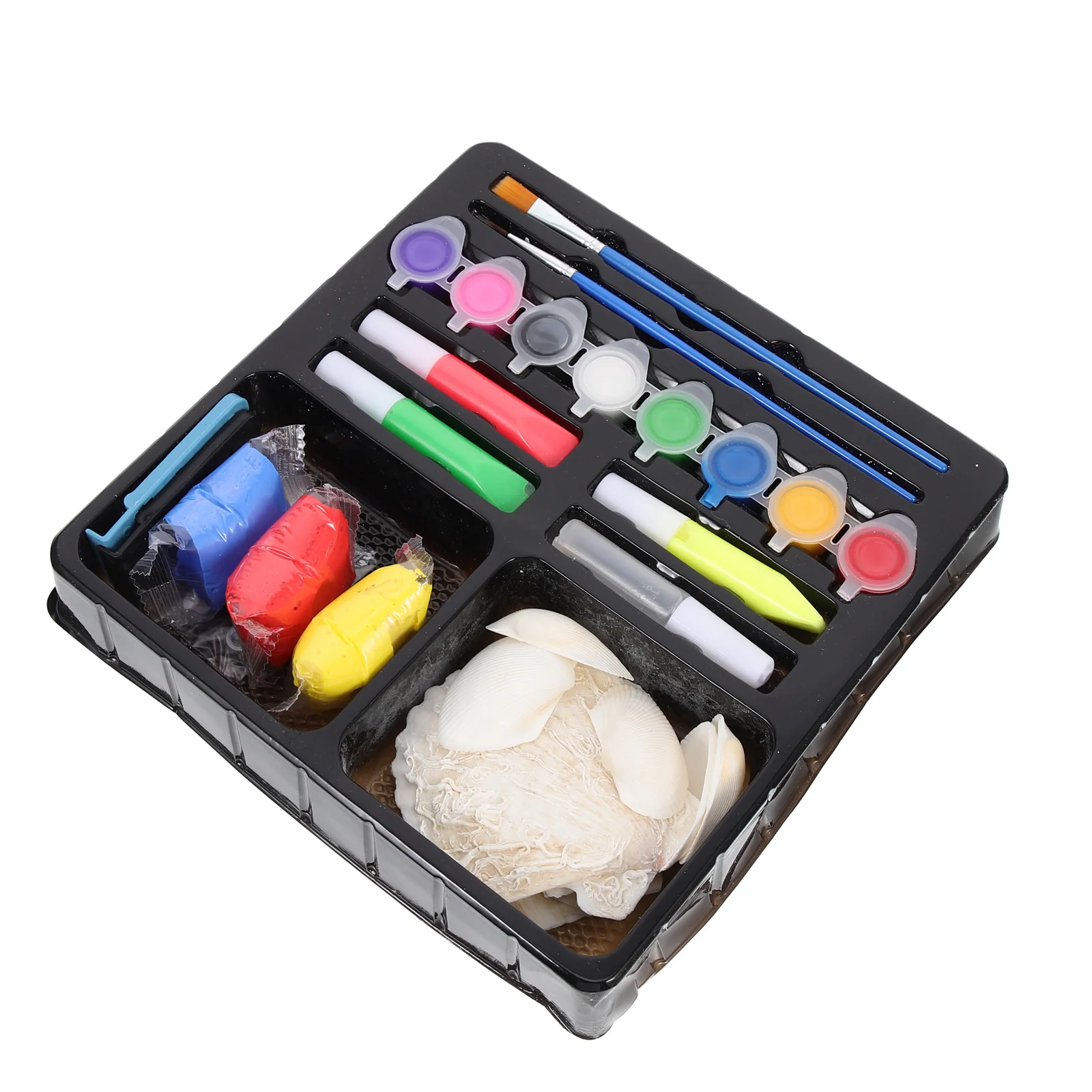 Shell Painted Set Decoration Simulation Eyes Toy Kids Hands-on Ability Training Toys Painting Kit Child DIY Coloring