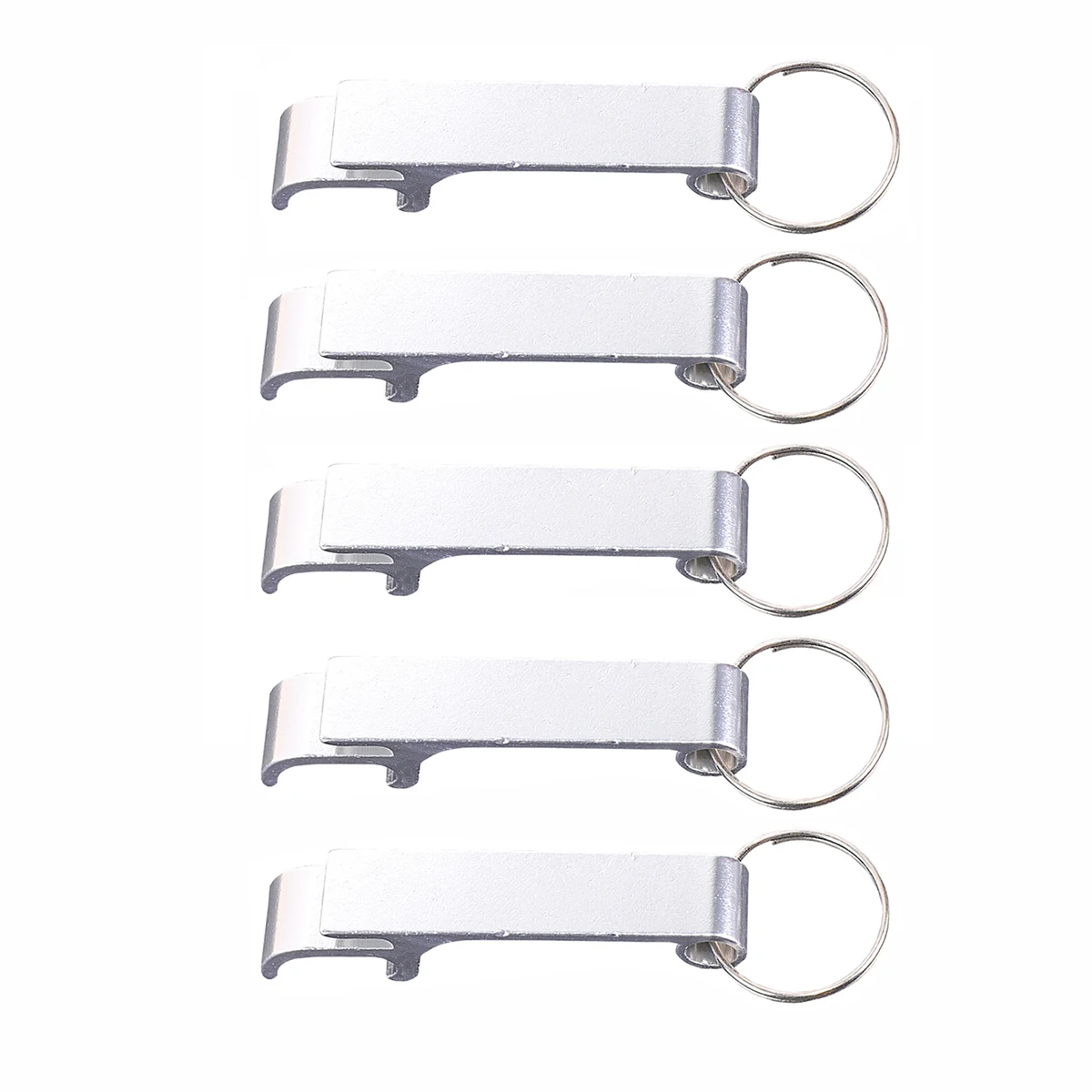 5pcs Custom Name Keychain Aluminum Alloy Set