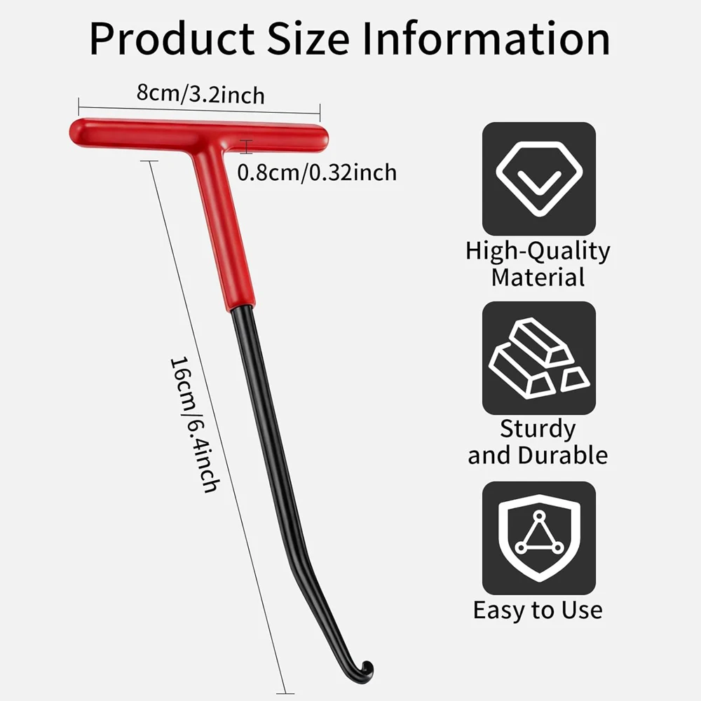 Motorcycle Exhaust Spring Hook Puller Installer T Handle Rubber coated for removing installing adjusting motorcycle exhaust