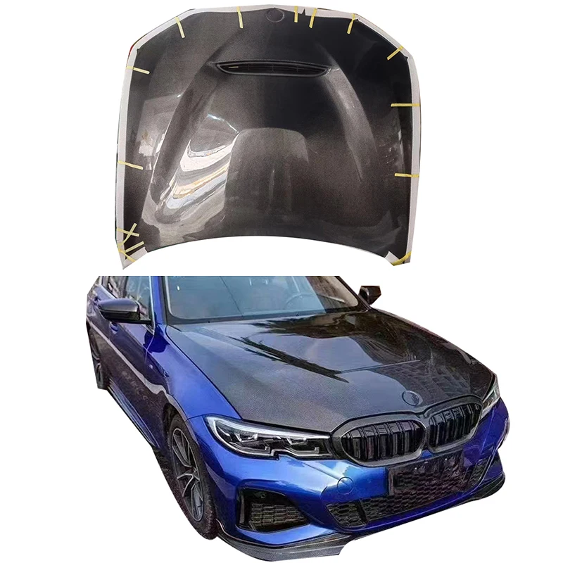 

GTS style Carbon Fiber Engine Hood for G20 G28 330i M340i M Sport Sedan bonnet high quality 2019-2020