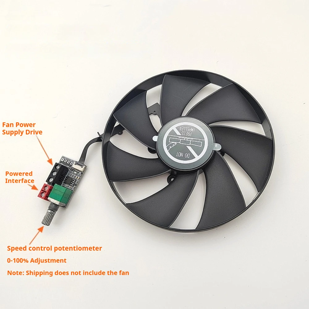 

TX4090 Graphics Card Cooling Fan Speed Control Board Fan Speed Regulator Silent Fan Speed Controller PWM Speed Control Module