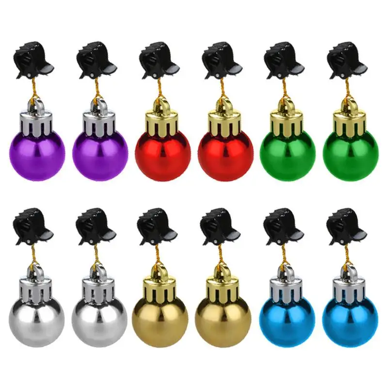 Christmas Bell For Beard Christmas Beard Baubles Ornaments Santa Claus Beard Bells Colorful Christmas Facial Hair Baubles For