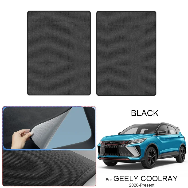 For GEELY COOLRAY 2020-Present Car Suede Fabric Anti-UV Electrostatic Adsorption Sunroof Sunshade Auto Heat Insulation Skylight