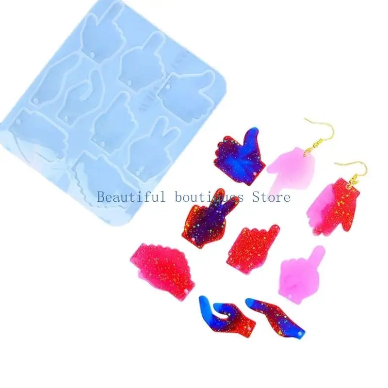 

U4LF Jewelry Making Moulds Fashion Accessories Mould Resin Casting Mold for Pendants