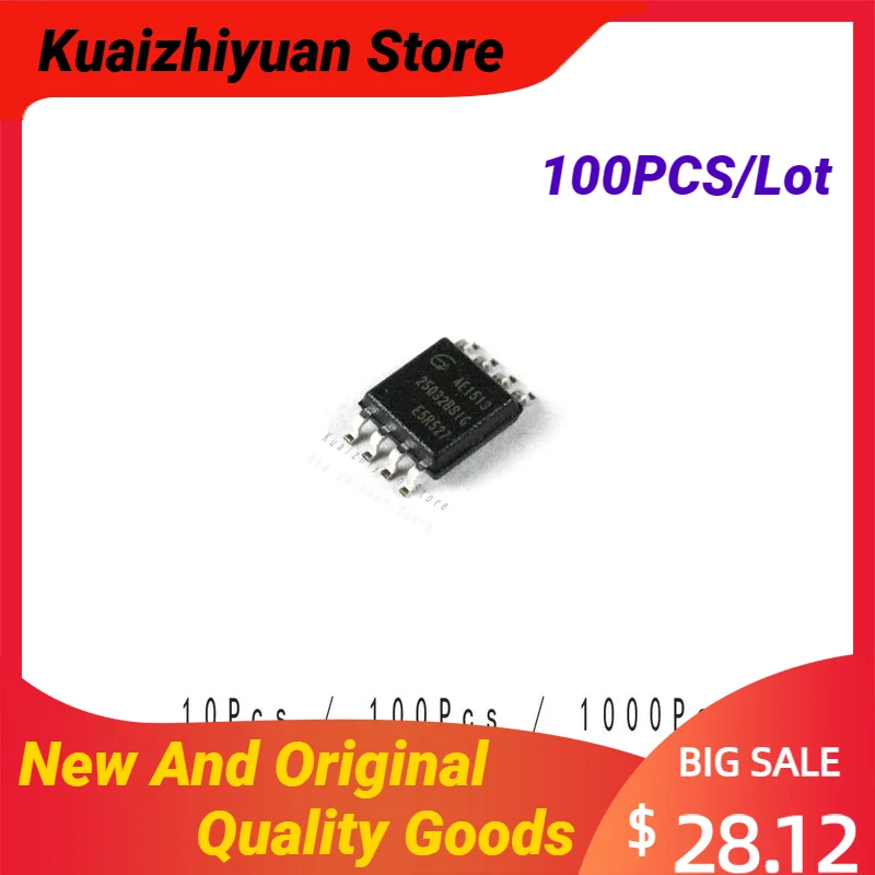 100PCS/Lot New And Original GD25Q32BSIG GD25Q32ESIGR GD25Q32ETIGR GD25Q32CNIGR GD25Q32ENIG NOR Flash 32Mbit 120MHz Quality Goods