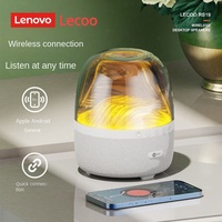 Lenovo Lecoo RS19 Cool Night Light Bluetooth Speaker Vehicle Outdoor Sports Portable Transparent Audio Subwoofer Stereo Karaoke