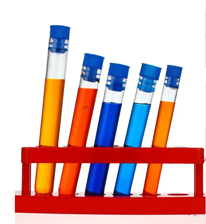 

5pcs Test Rack Set Plastic Transparent Tubes for Liquid Storage Scientific Experiment Child Test Tubes For Experiment Lab