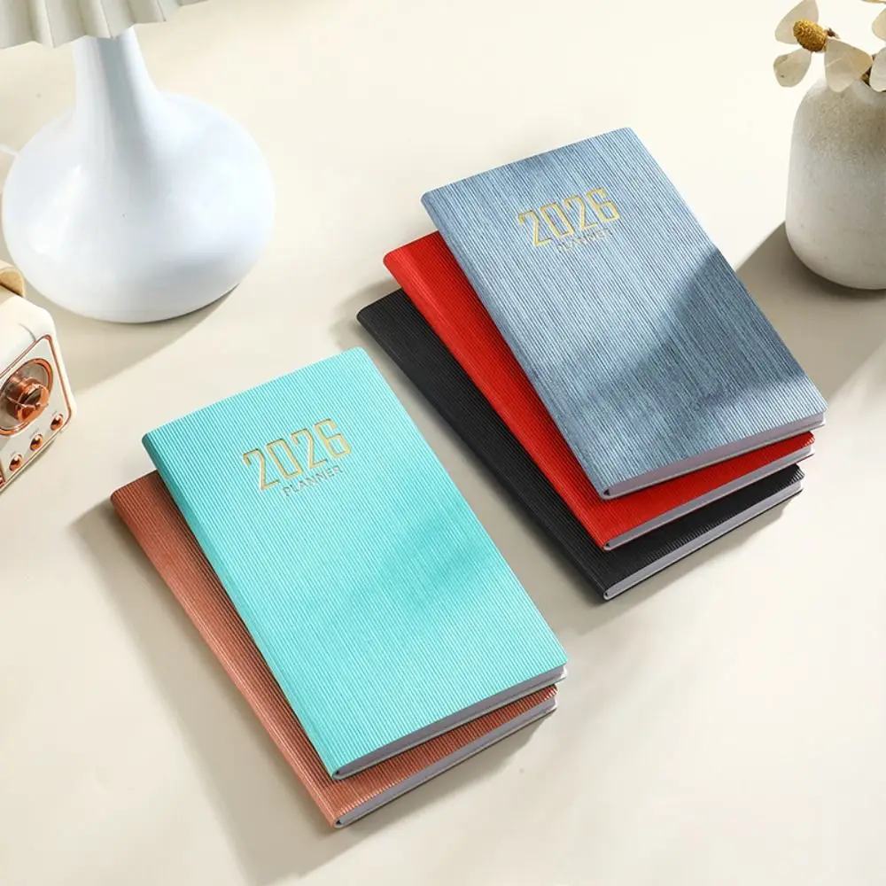High Quality A6 2026 Schedule Book English with Calendar Diary Weekly Planner To Do List Diary Notebooks School Office