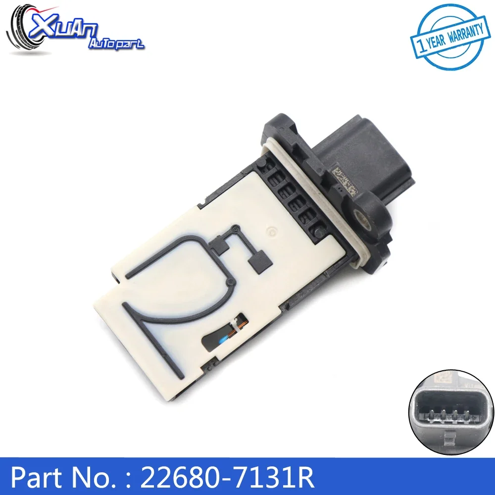 

XUAN MAF MASS AIR FLOW METER SENSOR 22680-7131R for Infiniti Q50 3.0L 16-20 Q60 V6 2.0L 3.0L 17-19 22680-00Q0A 93450753 5WK98504