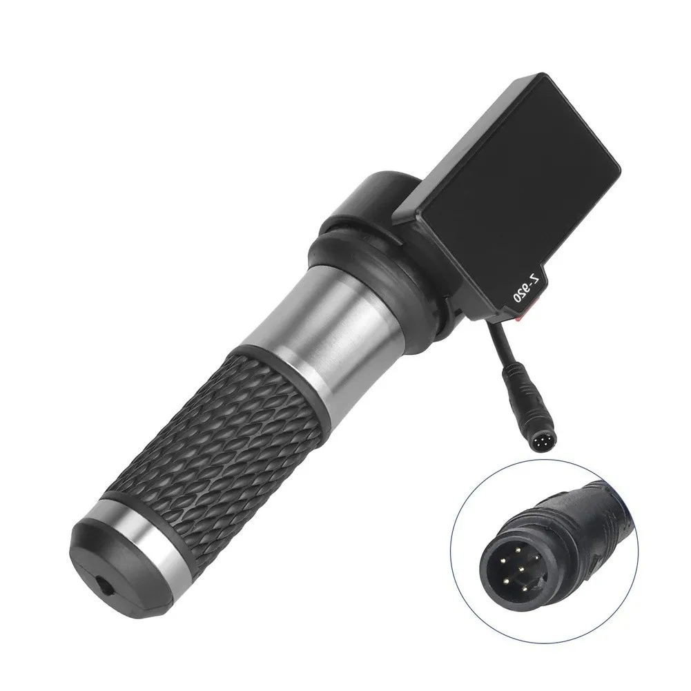 Black 6-pin LCD Throttle Hall Sensor Throttle Wide Compatibility Connect And Play High-sensitivity Sensor Smooth Acceleration