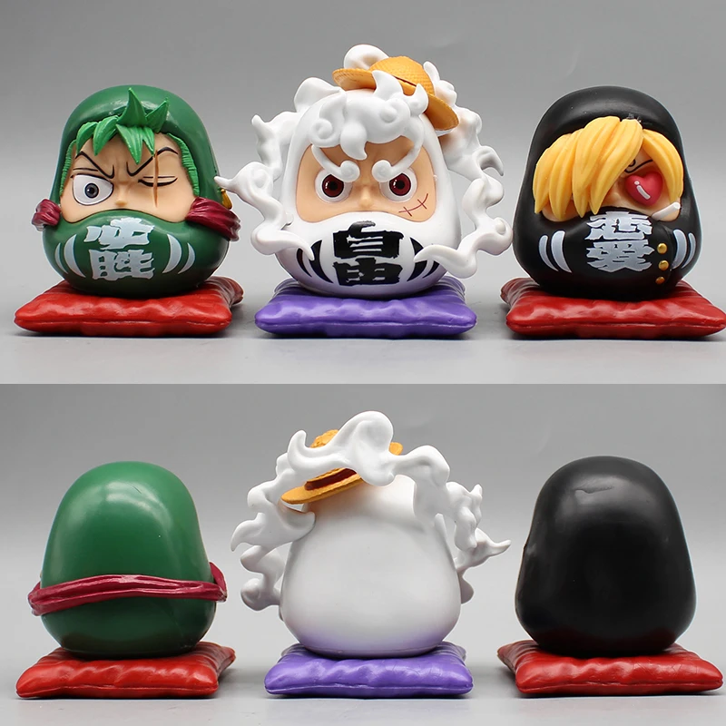 

Cartoon Zoro Figure Display Toy One Piece Figuras Gk 7STARS Sanji Doll Luffy Action Figure Cute Model PVC Collection Figurine