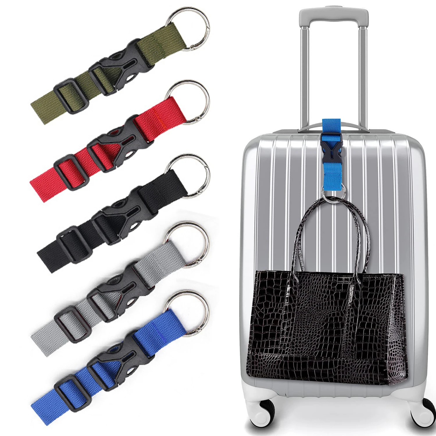 

Add a Bag Luggage Strap Jackets Gripper Luggage Straps Baggage Suitcase Belts Travel Strap Easy to Carry Your Extras Bag