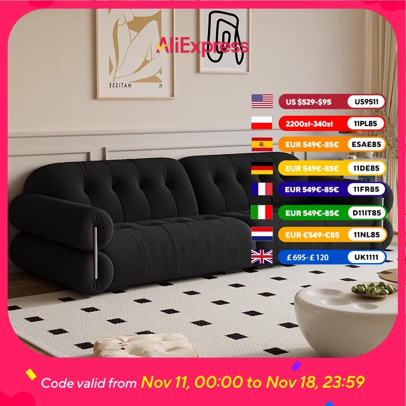 

High Back European Sofas Wood Filler Armrest Modern Recliner Living Room Sofas Salon Lounges Lazy Divano Moderno Home Furniture