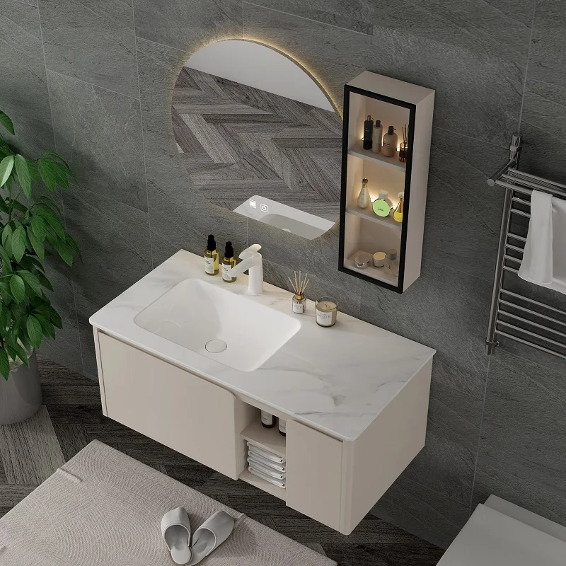 Smart Mirror Vanity Bathroom Cabinets Drcawer Narrow Bathroom Cabinets Luxury Storage Shelves Muebles Hogar Furniture YX50BC image 5