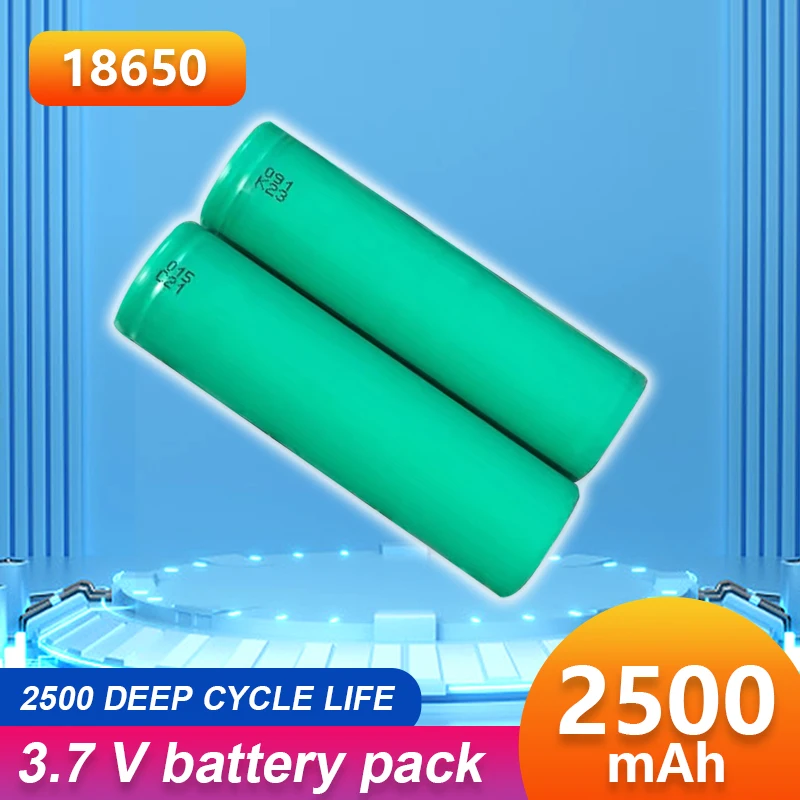 

18650 3.7V Battery Capacity 2500mah 2600mah Rechargeable Lithium-ion Battery Strong Light Flashlight Electronic Toy lectromobile