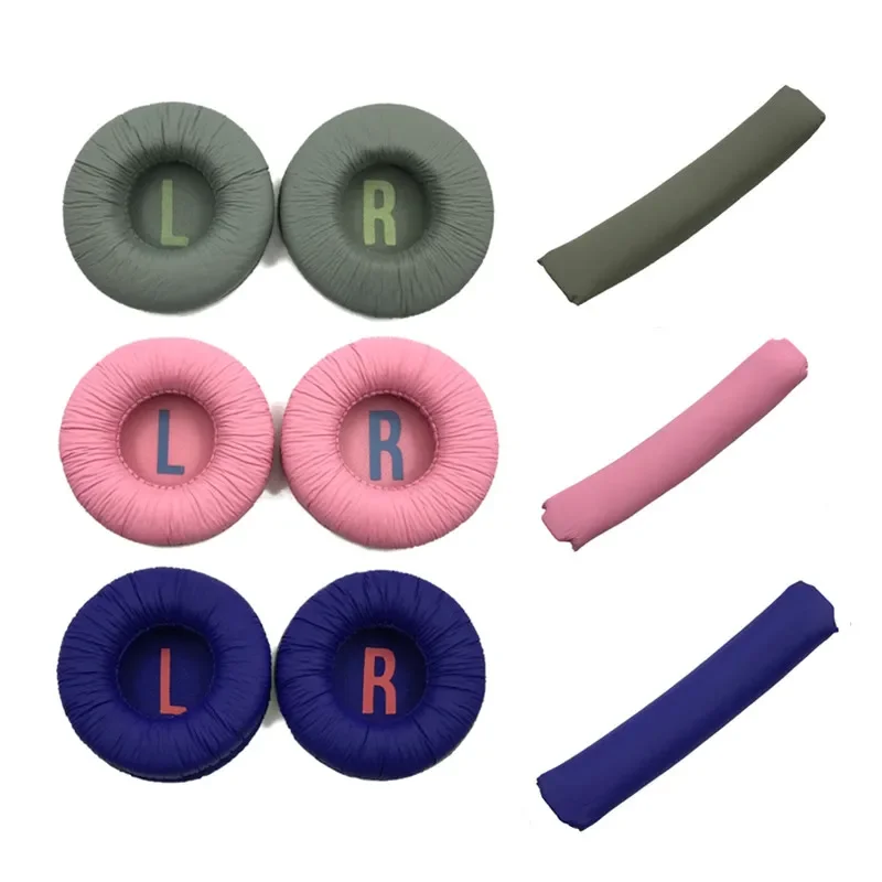 Replacement Soft Sponge Cushion Earphone Earpads head beam for JBL JR300 JR300BT JR310BT Headset Ear pads Headband headbeam