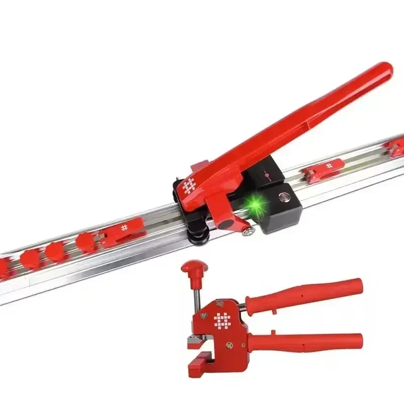 Manual Large Slab Tile Cutter 2400mm | Slate Ceramic Hand Push Cutting Machine