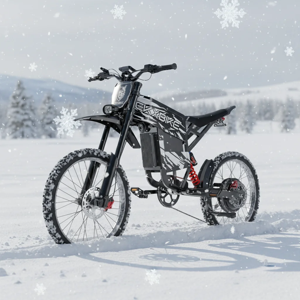 

Электровелосипед EKXBIKE TX1 с пиковой мощностью двигателя 6000 Вт, литиевой батареей 60В30Ач, скоростью 80 км/ч, для взрослых, внедорожный MTB-электровелосипед