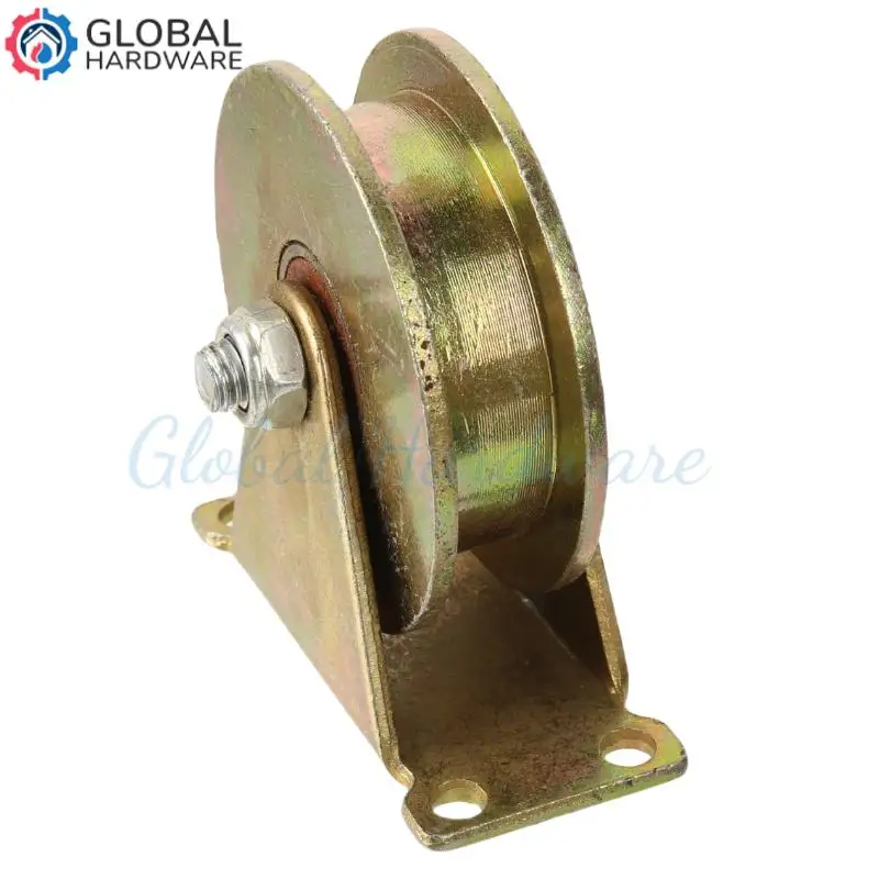 

Heavy Duty Triangle Wheel Pulley (90MM Diameter) with U-Shaped Bearing Groove – Tailored for Movable Door Guide