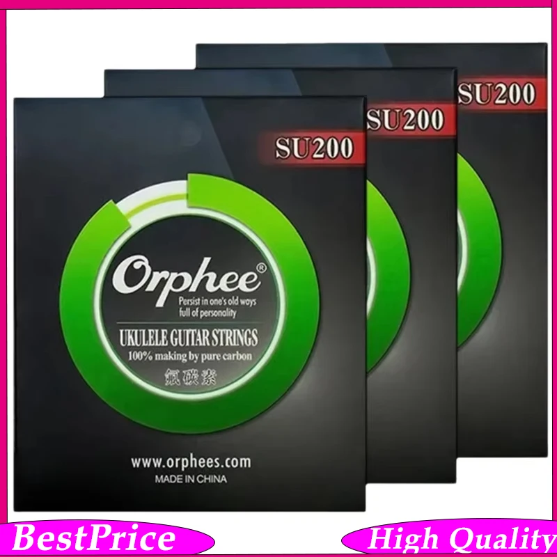 Orphee Ukulele Strings Carbon Nylon Hybrid Production Mini Guitar Ukulele Strings 4 Strings Instruments Guitar Accessories