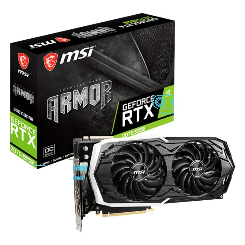 Imagem -04 - Msi-gpu Radiador com Luz Rgb Rtx2060s 2070 2070s Placa Gráfica Armor Dissipador de Calor