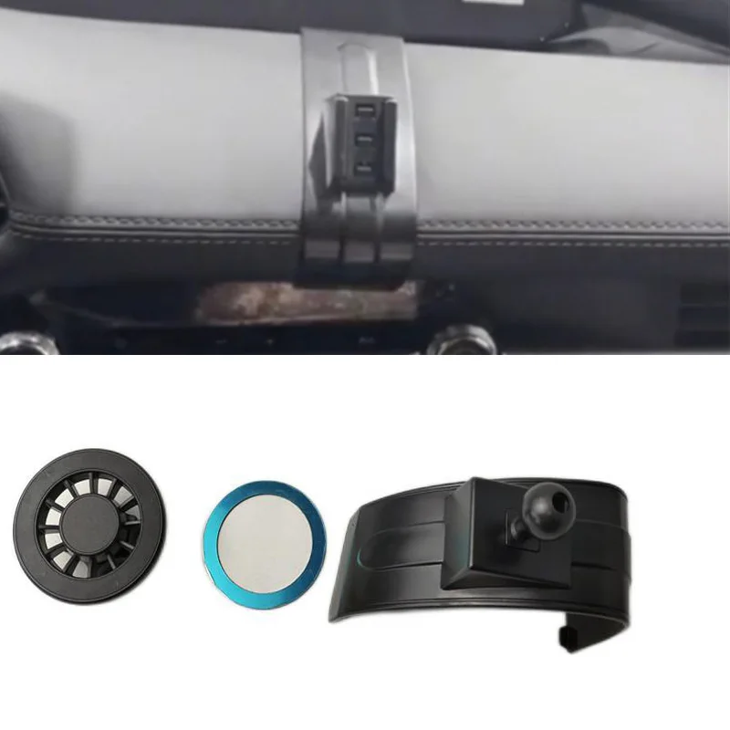 1Set ABS Plastic Material For 2020-2024 Mazda 3 Axela Special Car Magnetic Phone Holder Fixed Bracket Stand Mobile