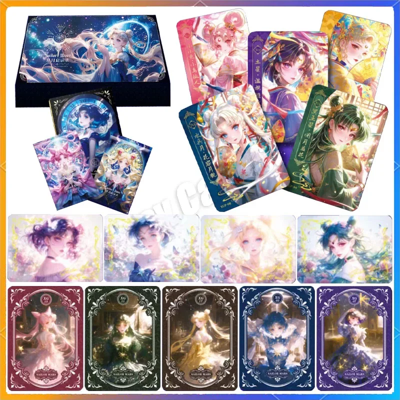 New Style ACG Goddess Story Limited Sale Sailor Moon Card Classic Anime Goddess Wife Cards Collection Blind Box Gift