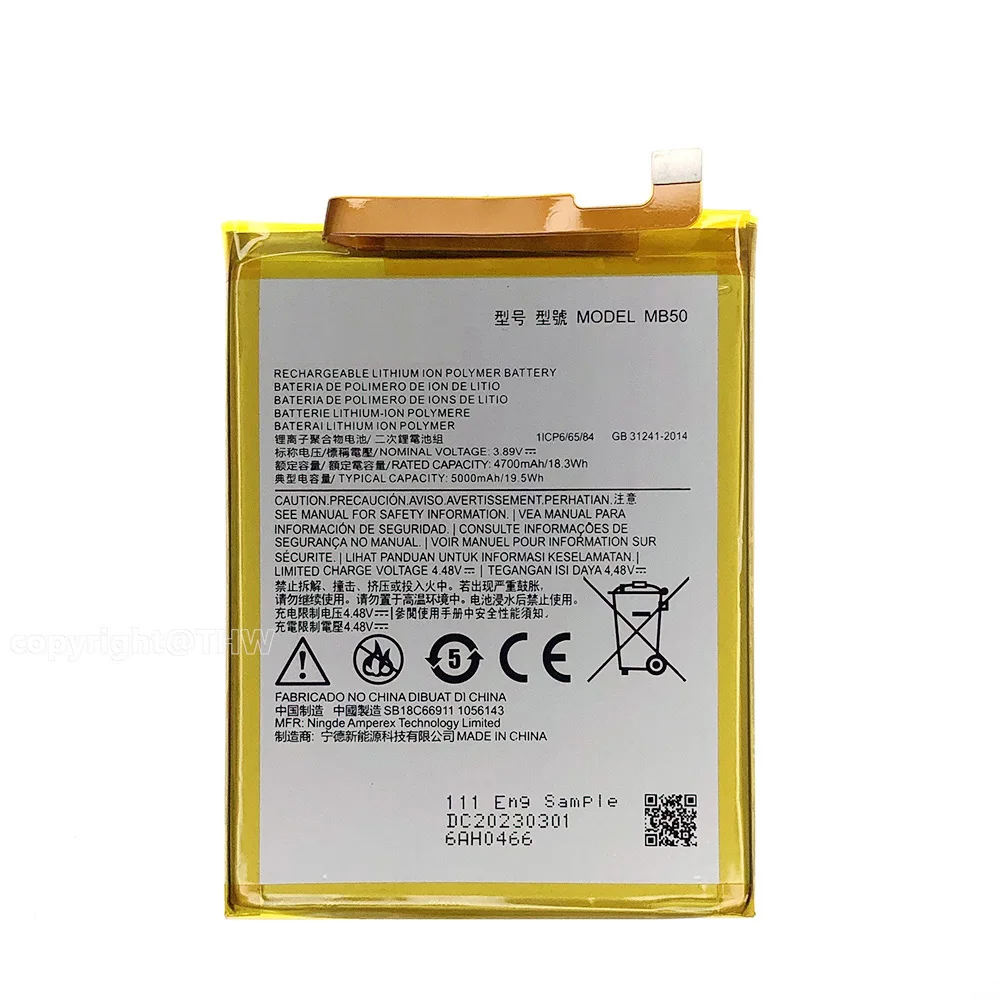 100% Original REAL Genuine MB50 BATTERY For MOTO EDGE S30/2021/G200 XT2175-2 Repair Part High Capacity Mobile Phone Batteries