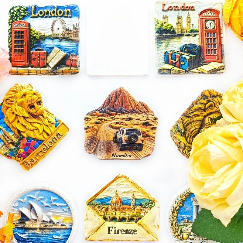 Namib Desert Safari Vehicle Fridge Magnet - 3D African Souvenir Dune Adventure Decor Unique Namibia Gift