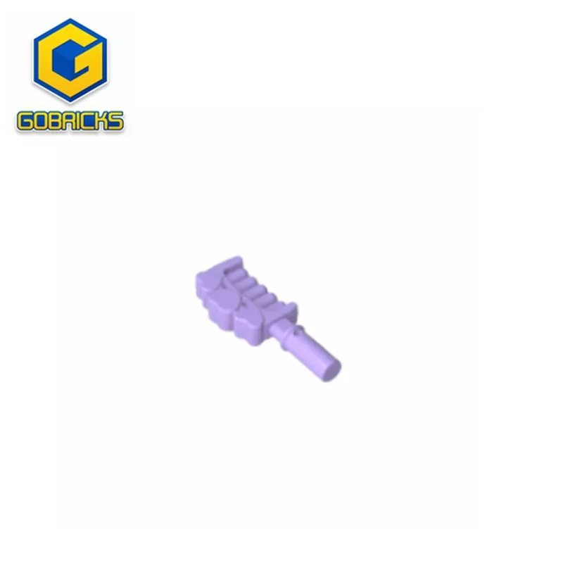 Gobricks GDS-2061 Pettine per attrezzatura con manico e 3 cuori [accessorio per capelli] compatibile con i giocattoli per bambini LEGO 96482